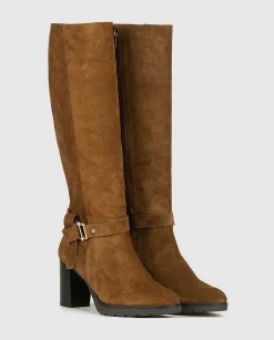 New Bota Con Tacon Alida Mujer Botas