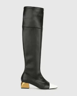 Online Bota Con Tacon Bruna Mujer Botas