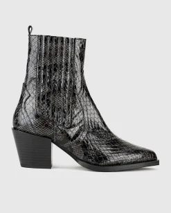 Flash Sale Botin Con Tacon Tiberia Mujer Botines