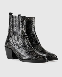 Fashion Botin Con Tacon Tiberia Mujer Coleccion Fw23