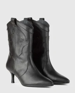 Discount Botin Con Tacon Zoe Mujer Coleccion Fw23