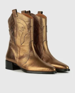 Discount Botin Plano Shayla Mujer Metalicos