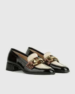 Clearance Mocasin Con Tacon Lara Mujer Mocasines