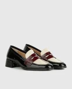 Online Mocasin Con Tacon Rosa Mujer Mocasines