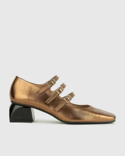 Online Zapato De Tacon Ines Mujer Metalicos